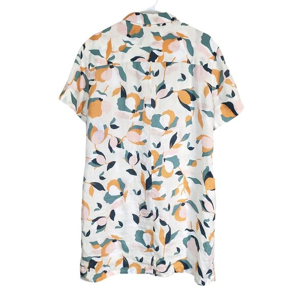 Rachel Zoe 100% Linen Button Front Mini Dress - Medium - Picture 2 of 8